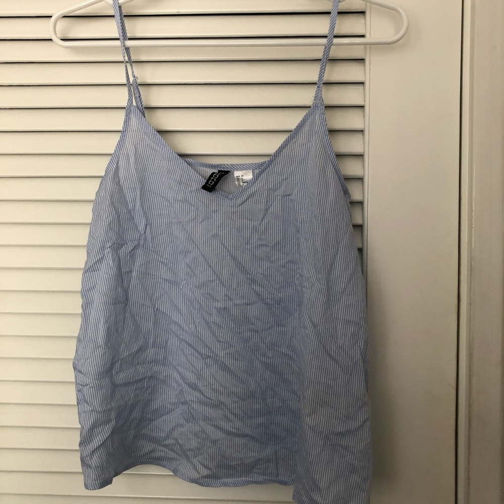 H&M Divided striped cami